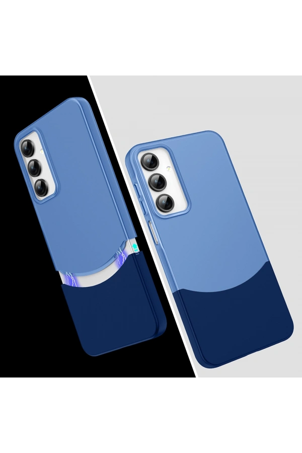 Galaxy A55 Kılıf Mıknatıslı Zore Duble Kapak