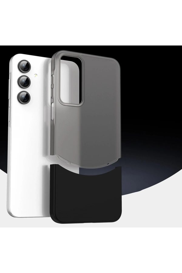 Galaxy A55 Kılıf Mıknatıslı Zore Duble Kapak