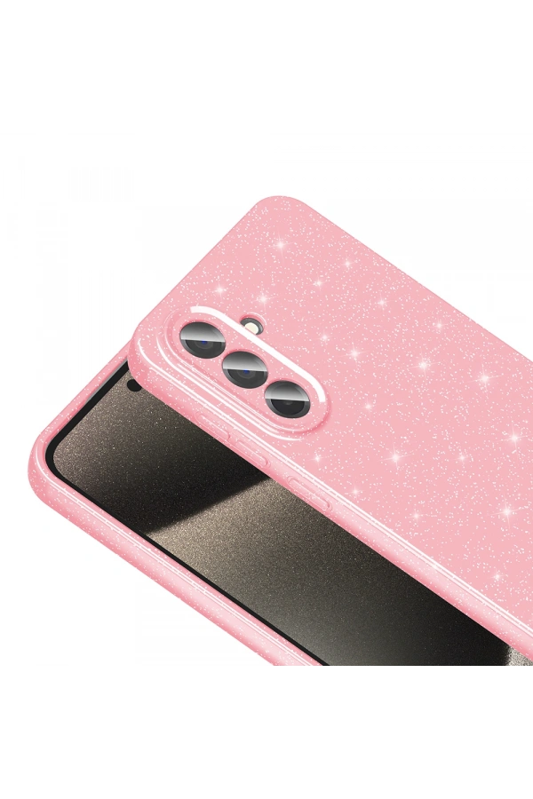 Galaxy A56 Kılıf Kamera Korumalı Simli Lüks Zore Koton Kapak