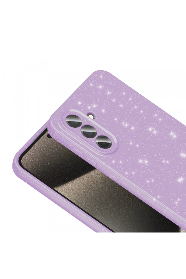 Galaxy A56 Kılıf Kamera Korumalı Simli Lüks Zore Koton Kapak