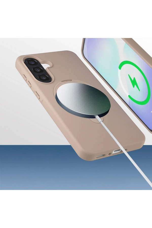 Galaxy A56 Kılıf M-safe Şarj Özellikli Standlı Zore Samara Kapak