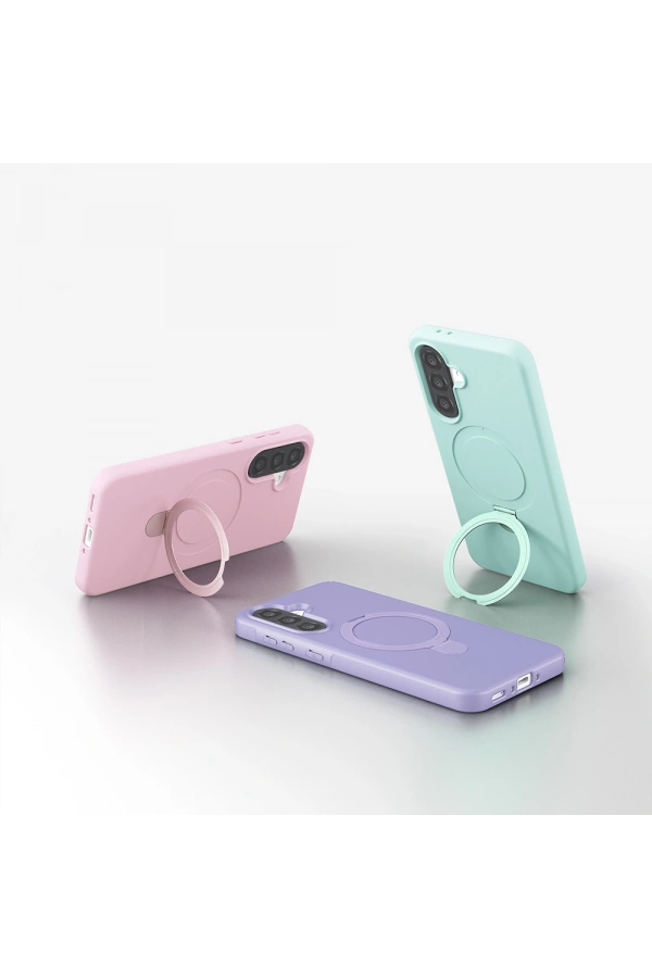 Galaxy A56 Kılıf M-safe Şarj Özellikli Standlı Zore Samara Kapak