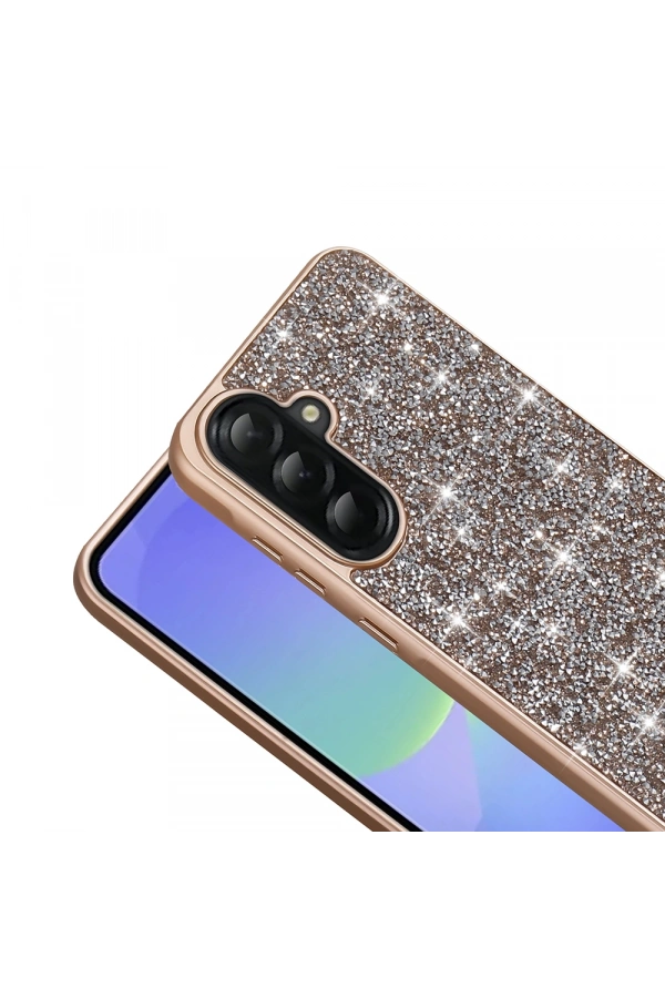 Galaxy A56 Kılıf Parlak Taşlı Tasarım Zore Pırlanta Kapak