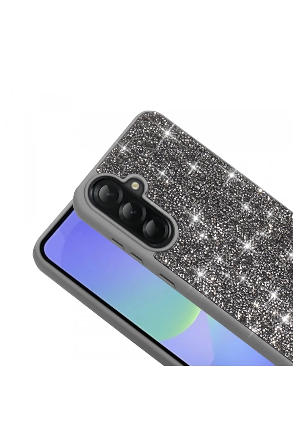 Galaxy A56 Kılıf Parlak Taşlı Tasarım Zore Pırlanta Kapak