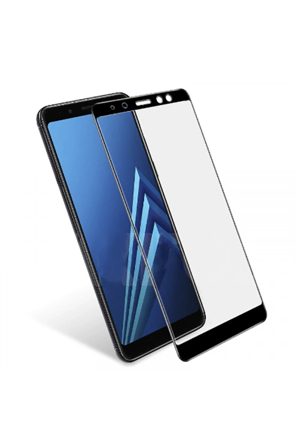 Galaxy A7 2018 Zore Kenarları Kırılmaya Dayanıklı Cam Ekran Koruyucu