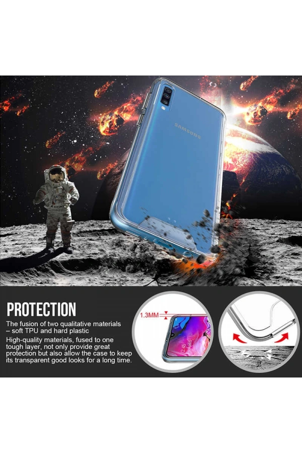 Galaxy A70 Kılıf Zore Gard Silikon