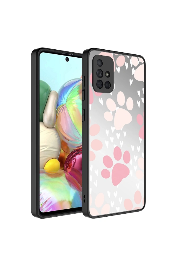 Galaxy A71 Kılıf Aynalı Desenli Kamera Korumalı Parlak Zore Mirror Kapak