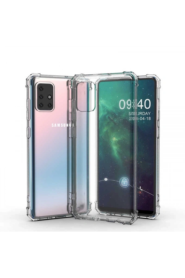 Galaxy A71 Kılıf Zore Nitro Anti Shock Silikon