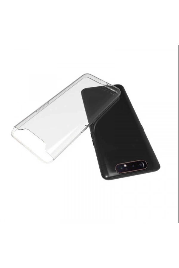 Galaxy A80 Kılıf Zore Süper Silikon Kapak