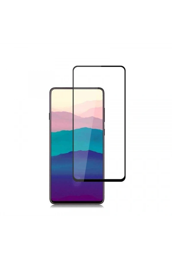 Galaxy A80 Zore Kenarları Kırılmaya Dayanıklı Cam Ekran Koruyucu