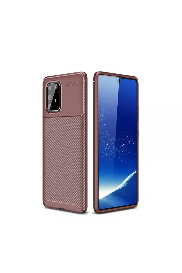 Galaxy A91 (S10 Lite) Kılıf Zore Negro Silikon Kapak