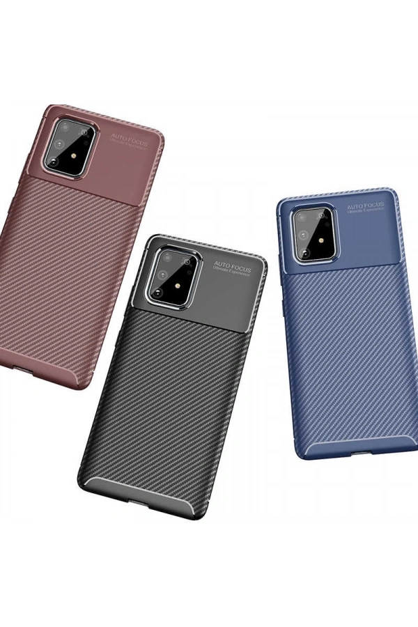 Galaxy A91 (S10 Lite) Kılıf Zore Negro Silikon Kapak