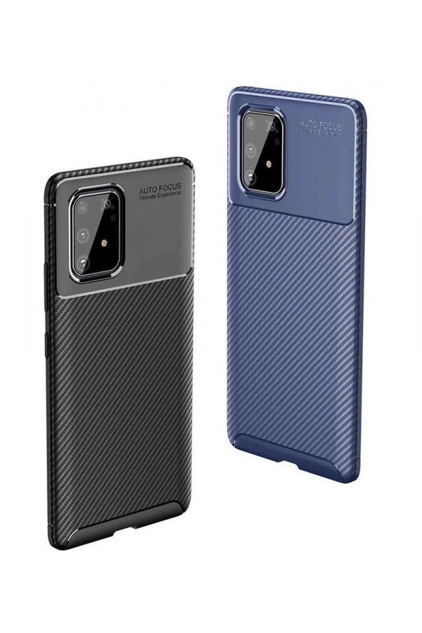 Galaxy A91 (S10 Lite) Kılıf Zore Negro Silikon Kapak