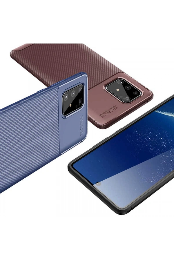 Galaxy A91 (S10 Lite) Kılıf Zore Negro Silikon Kapak