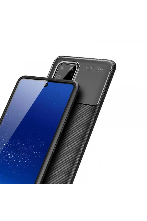 Galaxy A91 (S10 Lite) Kılıf Zore Negro Silikon Kapak