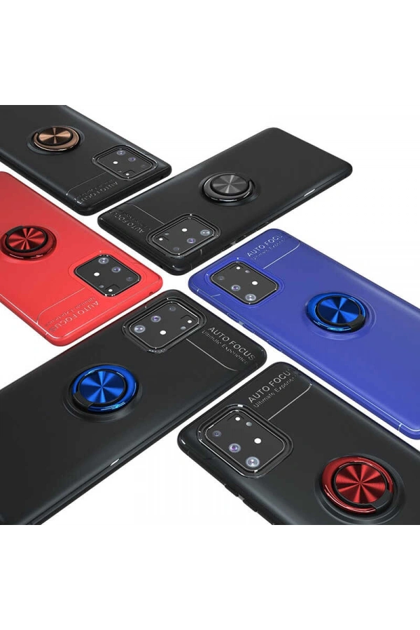 Galaxy A91 (S10 Lite) Kılıf Zore Ravel Silikon Kapak