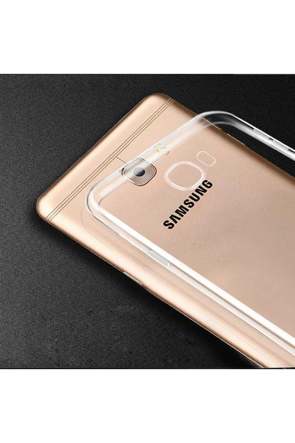 Galaxy C7 Kılıf Zore Kamera Korumalı Süper Silikon Kapak