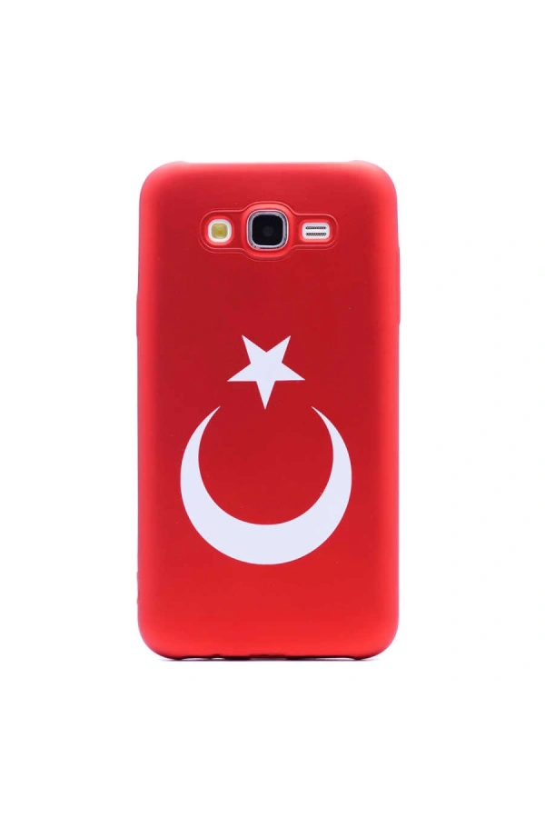 Galaxy Grand Prime G530 Kılıf Zore Bayrak Silikon