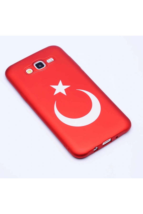 Galaxy Grand Prime G530 Kılıf Zore Bayrak Silikon