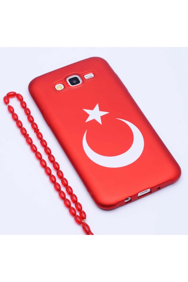 Galaxy Grand Prime G530 Kılıf Zore Bayrak Silikon