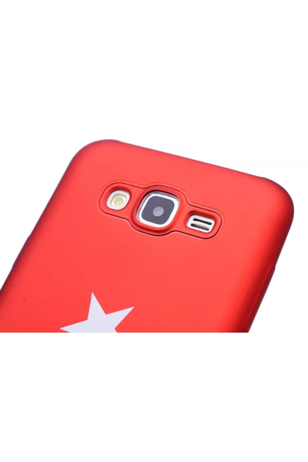 Galaxy Grand Prime G530 Kılıf Zore Bayrak Silikon