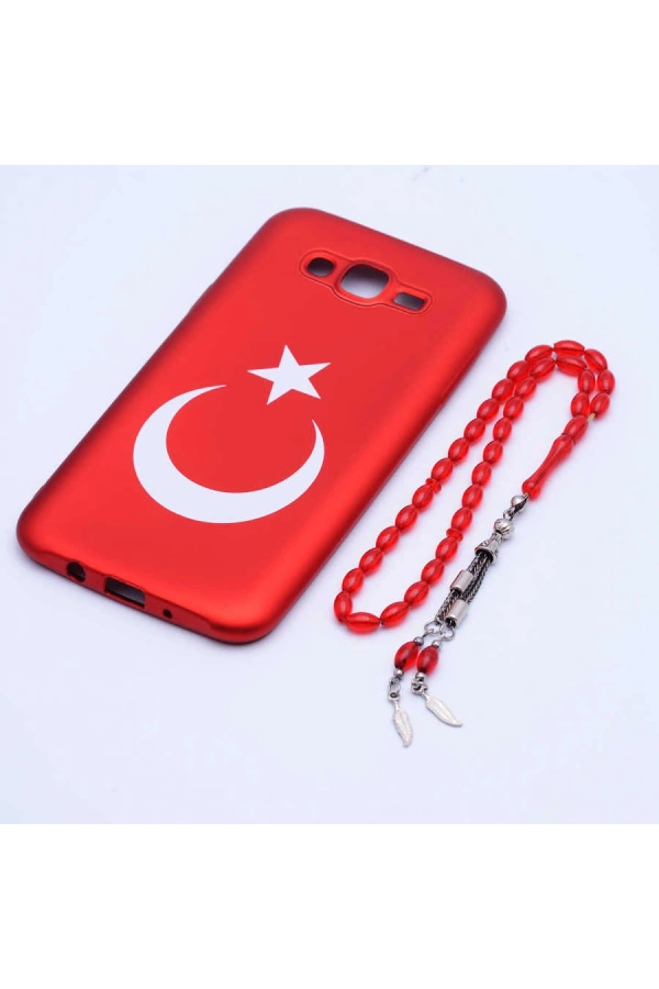 Galaxy Grand Prime G530 Kılıf Zore Bayrak Silikon