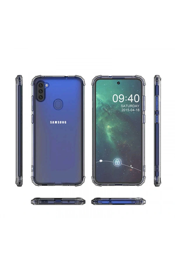 Galaxy M11 Kılıf Zore Nitro Anti Shock Silikon