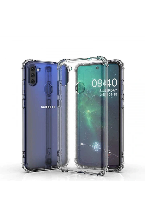 Galaxy M11 Kılıf Zore Nitro Anti Shock Silikon