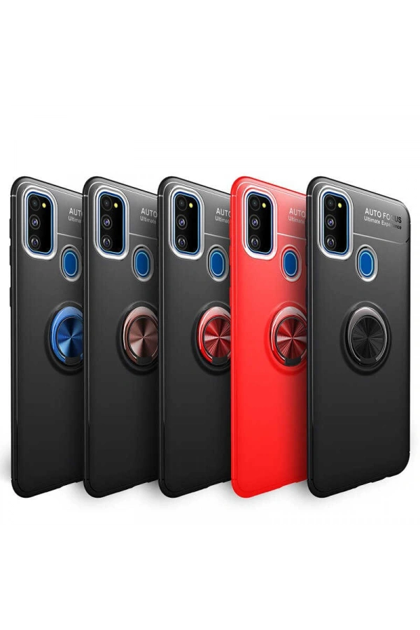 Galaxy M21 Kılıf Zore Ravel Silikon Kapak