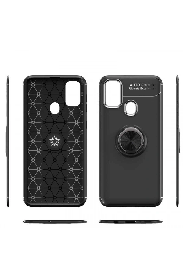 Galaxy M21 Kılıf Zore Ravel Silikon Kapak