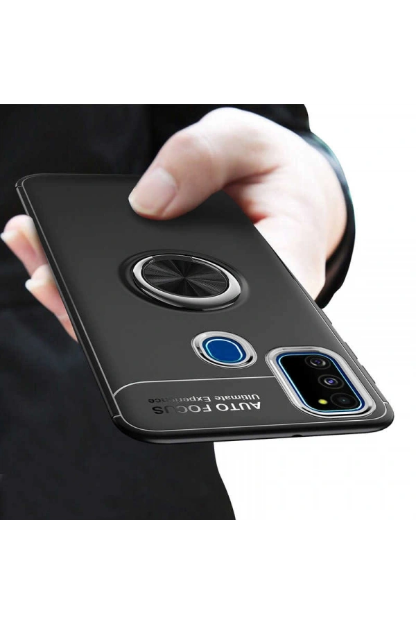 Galaxy M21 Kılıf Zore Ravel Silikon Kapak