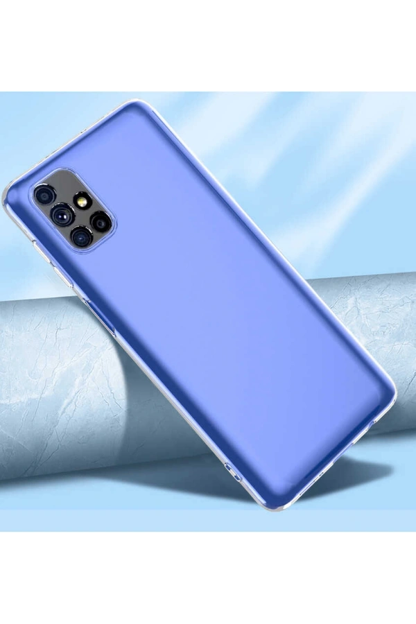 Galaxy M51 Kılıf Zore Kamera Korumalı Süper Silikon Kapak