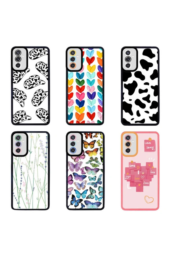 Galaxy M52 Kılıf Zore M-Fit Desenli Kapak