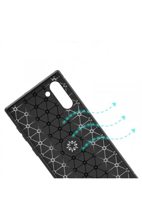 Galaxy Note 10 Kılıf Zore Ravel Silikon Kapak