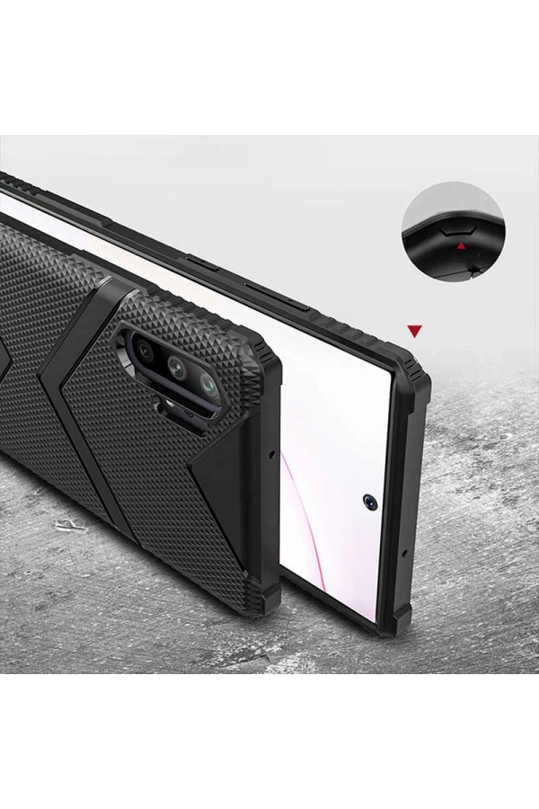 Galaxy Note 10 Plus Kılıf Zore Hank Silikon