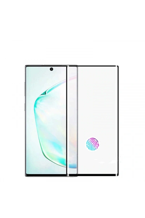 Galaxy Note 10 Plus Zore Kavisli Full Yapışkanlı Cam Ekran Koruyucu