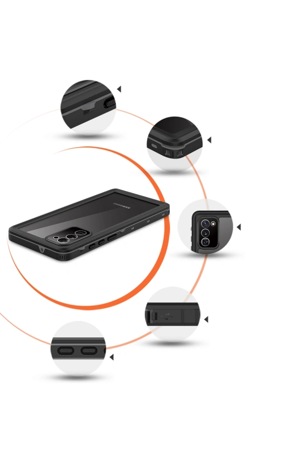 Galaxy Note 20 Kılıf 1-1 Su Geçirmez Kılıf