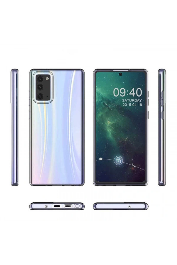 Galaxy Note 20 Kılıf Zore Süper Silikon Kapak