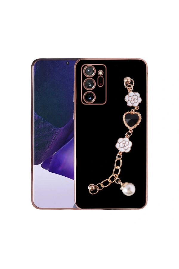 Galaxy Note 20 Ultra Kılıf El Tutamaçlı Kamera Korumalı Zore Taka Silikon Kapak