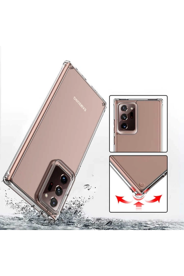 Galaxy Note 20 Ultra Kılıf Zore 2mm Anti Shock Silikon