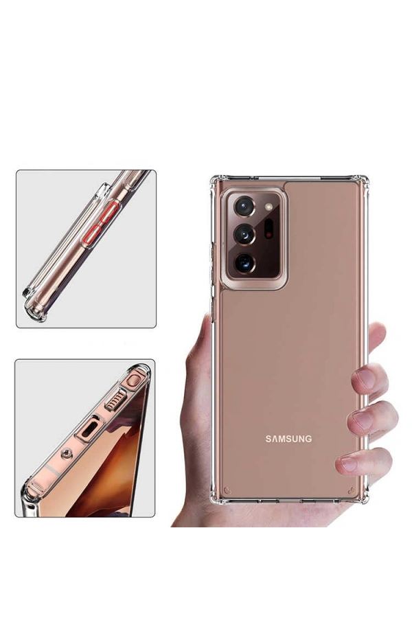 Galaxy Note 20 Ultra Kılıf Zore 2mm Anti Shock Silikon