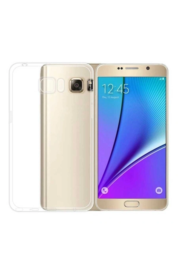 Galaxy Note 5 Kılıf Zore Kamera Korumalı Süper Silikon Kapak