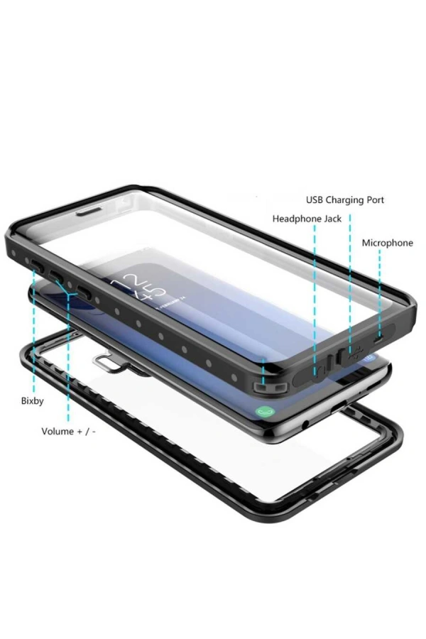 Galaxy Note 8 Kılıf 1-1 Su Geçirmez Kılıf