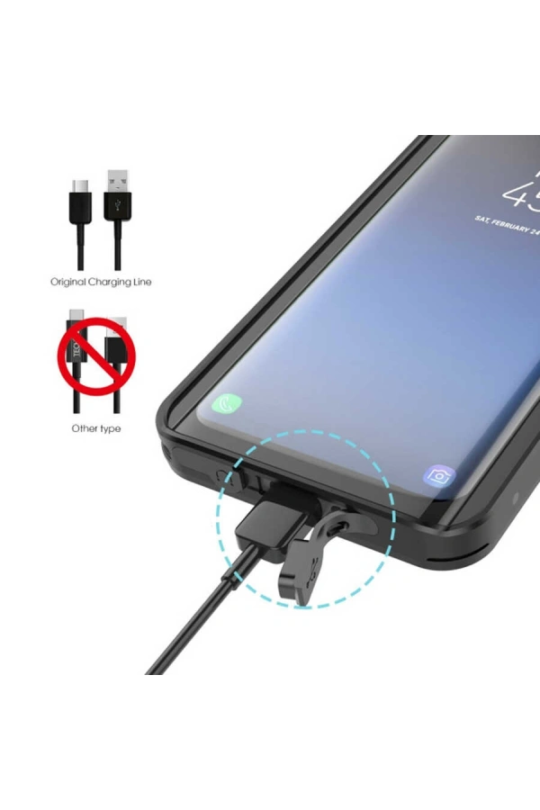 Galaxy Note 8 Kılıf 1-1 Su Geçirmez Kılıf