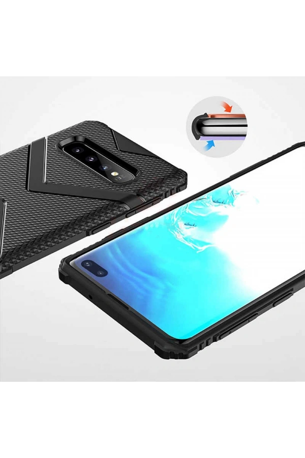 Galaxy S10 Kılıf Zore Hank Silikon