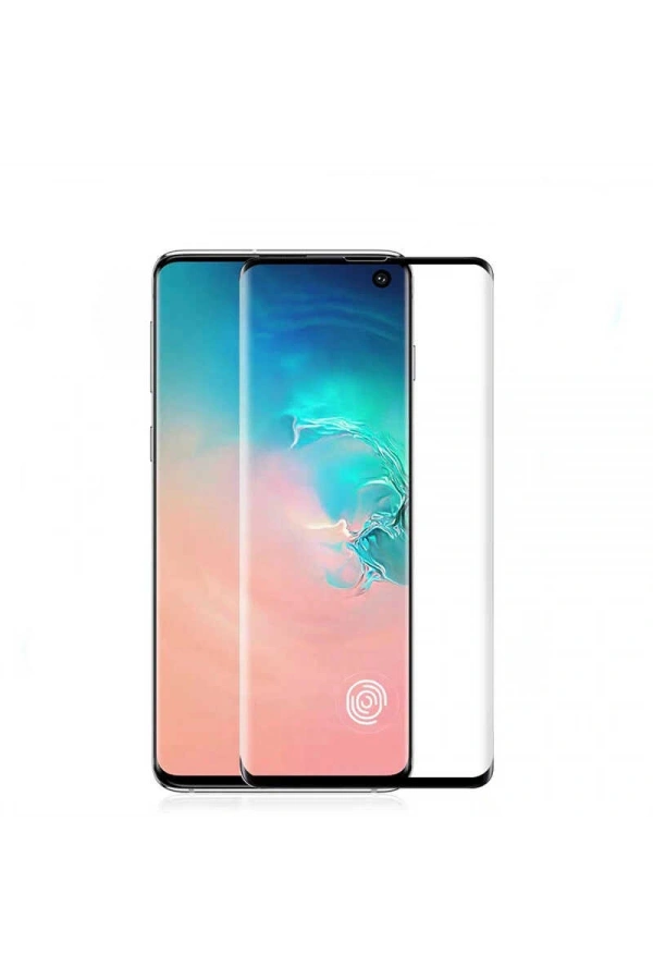 Galaxy S10 Plus Zore Kavisli Full Yapışkanlı Cam Ekran Koruyucu