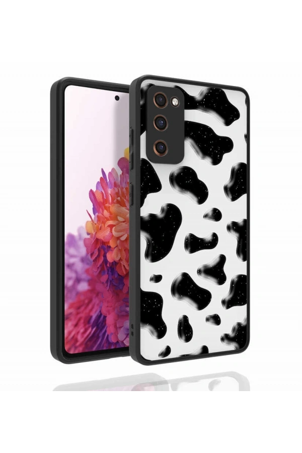 Galaxy S20 FE Kılıf Desenli Kamera Korumalı Parlak Zore Nora Kapak