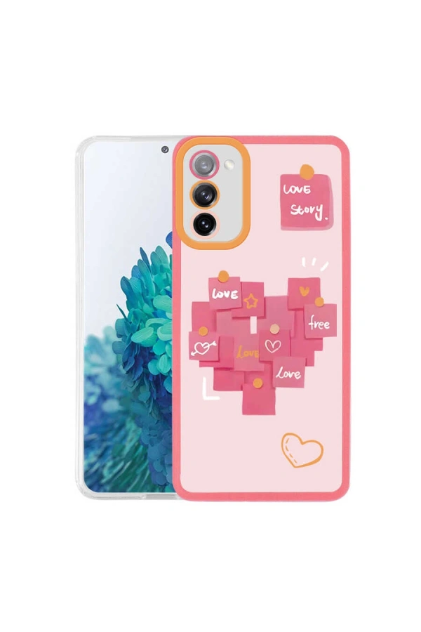 Galaxy S20 FE Kılıf Zore M-Fit Desenli Kapak