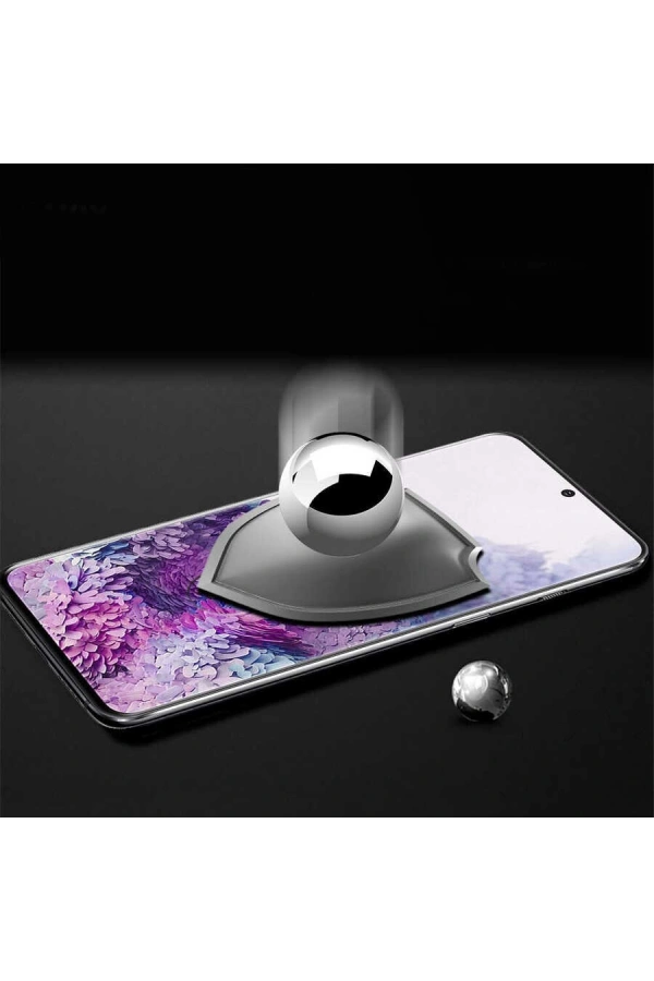 Galaxy S20 Plus Zore Kavisli Full Yapışkanlı Cam Ekran Koruyucu