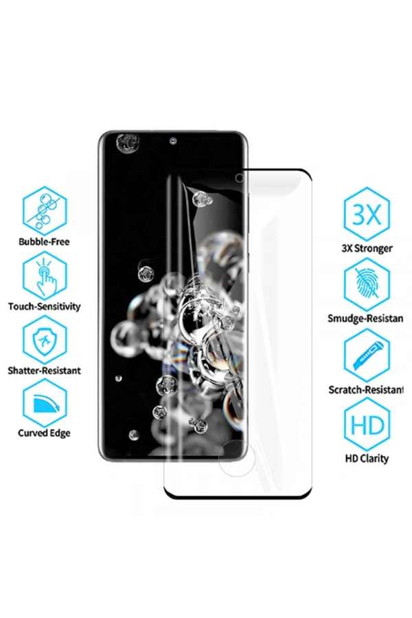 Galaxy S20 Ultra Zore Süper Pet Ekran Koruyucu Jelatin